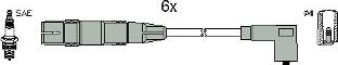 Hitachi 134769 - Комплект проводов зажигания unicars.by