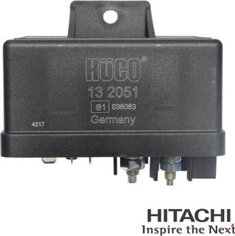 Hitachi 2502051 - Реле, система накаливания unicars.by