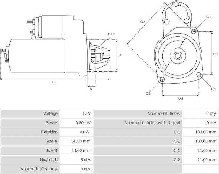 Hitachi S114-651 - Стартер unicars.by