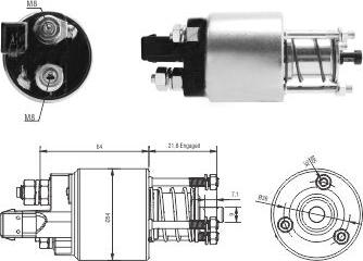 Hoffer 46294 - Тяговое реле, соленоид, стартер unicars.by