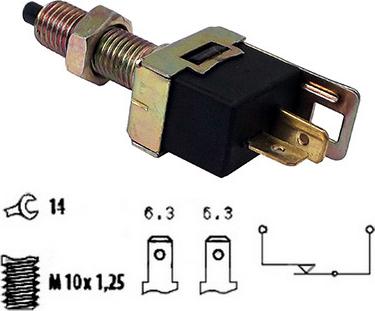 Hoffer 3500004 - Выключатель фонаря сигнала торможения unicars.by