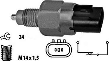 Hoffer 3600085 - Датчик, переключатель, фара заднего хода unicars.by