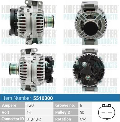 Hoffer H5510300 - Генератор unicars.by