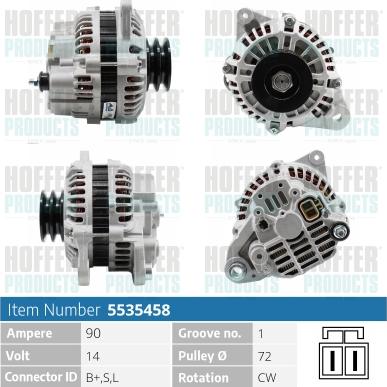 Hoffer H5535458 - Генератор unicars.by