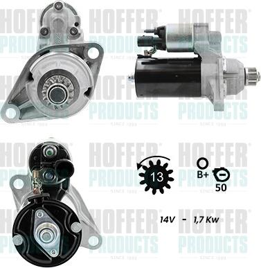 Hoffer H5010984G - Стартер unicars.by