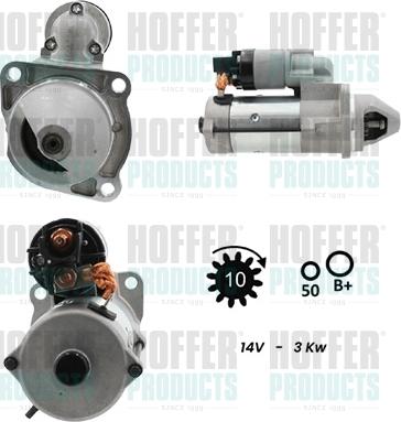 Hoffer H5010507G - Стартер unicars.by