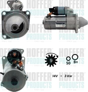 Hoffer H5010333G - Стартер unicars.by