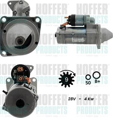 Hoffer H5110045G - Стартер unicars.by