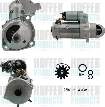 Hoffer H5110006G - Стартер unicars.by