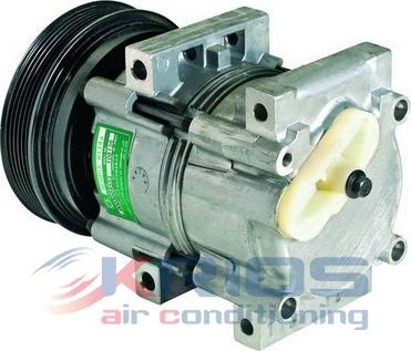 Hoffer KSB009V - Компрессор кондиционера unicars.by