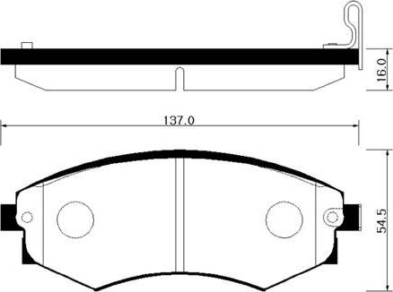 Magneti Marelli 363702161440 - Тормозные колодки, дисковые, комплект unicars.by