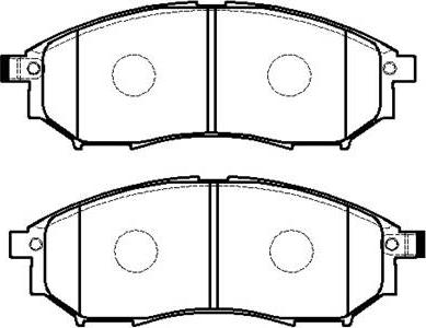 Magneti Marelli 363700201679 - Тормозные колодки, дисковые, комплект unicars.by