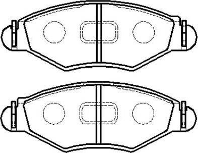 Magneti Marelli 323700003600 - Тормозные колодки, дисковые, комплект unicars.by