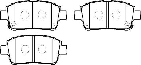 Raicam 19480 - Тормозные колодки, дисковые, комплект unicars.by