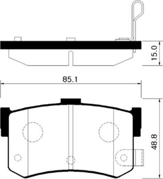 BOSCH 424 231B - Тормозные колодки, дисковые, комплект unicars.by