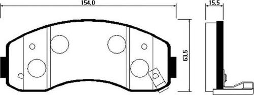 Comline ADB3188 - Тормозные колодки, дисковые, комплект unicars.by