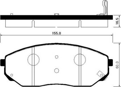 BENDIX 572511X - Тормозные колодки, дисковые, комплект unicars.by