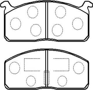 HELLA PAGID 355029231 - Тормозные колодки, дисковые, комплект unicars.by