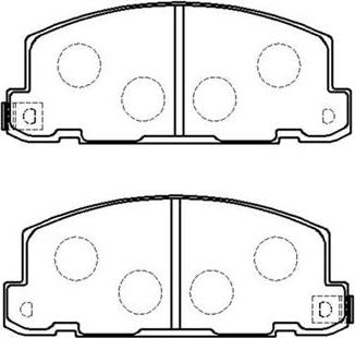 Magneti Marelli 600000099520 - Тормозные колодки, дисковые, комплект unicars.by