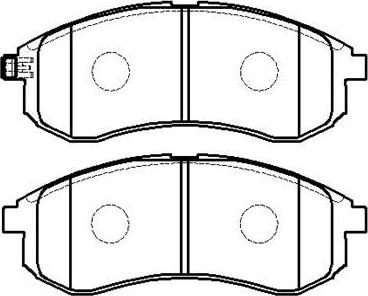 BENDIX 572500 - Тормозные колодки, дисковые, комплект unicars.by