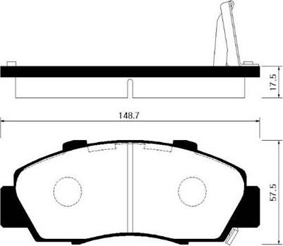 Magneti Marelli 363916061067 - Тормозные колодки, дисковые, комплект unicars.by