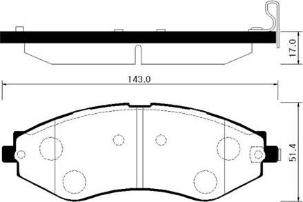 FOMAR Friction FO666081 - Тормозные колодки, дисковые, комплект unicars.by