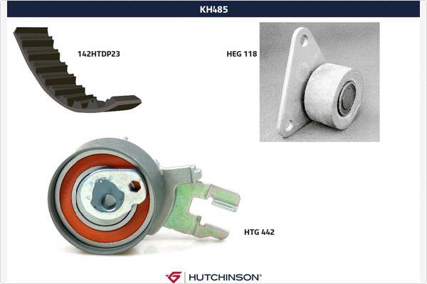 Hutchinson KH 485 - Комплект зубчатого ремня ГРМ unicars.by