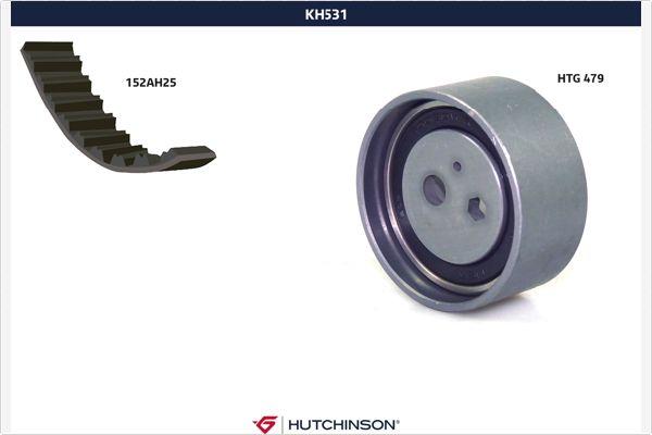 Hutchinson KH 531 - Комплект зубчатого ремня ГРМ unicars.by