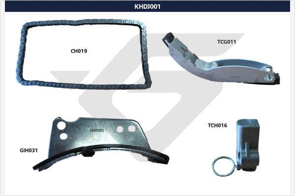 Hutchinson KHDJ 001 - Комплект цепи привода распредвала unicars.by