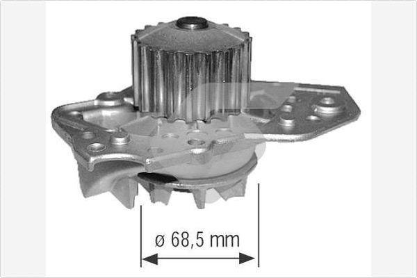 Hutchinson WP0009V - Водяной насос unicars.by