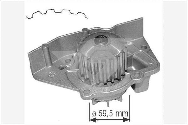 Hutchinson WP0027V - Водяной насос unicars.by