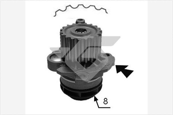 Hutchinson WP0079V - Водяной насос unicars.by