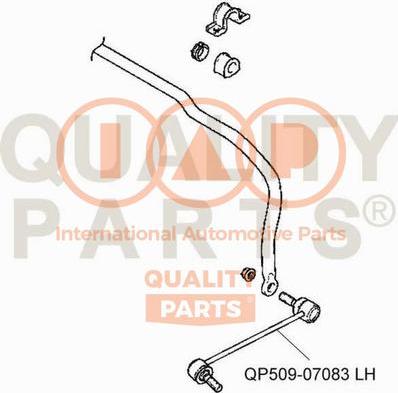 IAP QUALITY PARTS 509-07083 - Тяга / стойка, стабилизатор unicars.by