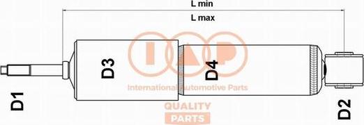 IAP QUALITY PARTS 504-09071 - Амортизатор unicars.by