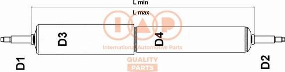 IAP QUALITY PARTS 504-13010 - Амортизатор unicars.by