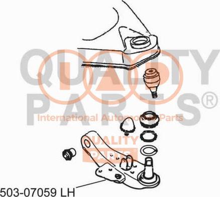 IAP QUALITY PARTS 503-07059 - Рычаг подвески колеса unicars.by