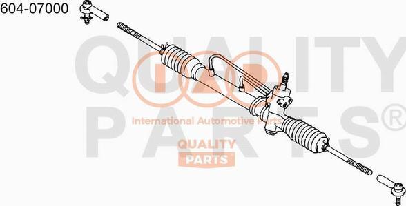 IAP QUALITY PARTS 604-07000 - Наконечник рулевой тяги, шарнир unicars.by