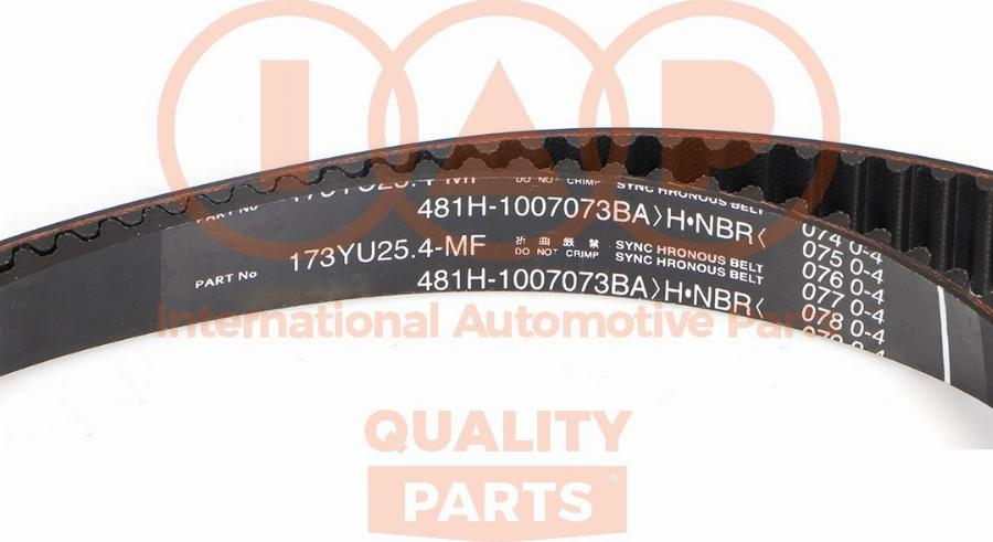 IAP QUALITY PARTS 128-25050P - Зубчатый ремень ГРМ unicars.by