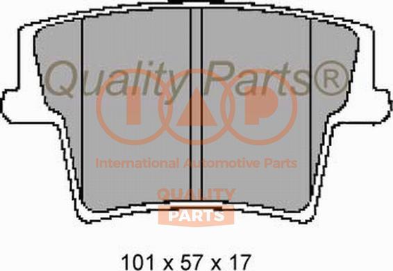 IAP QUALITY PARTS 704-02073 - Тормозные колодки, дисковые, комплект unicars.by