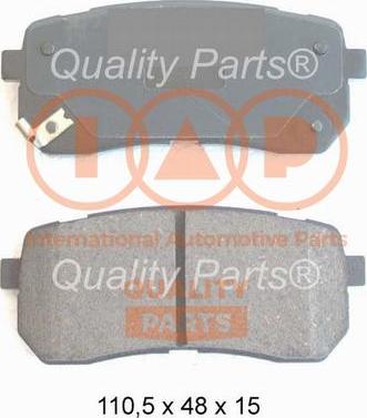 IAP QUALITY PARTS 704-07068G - Тормозные колодки, дисковые, комплект unicars.by