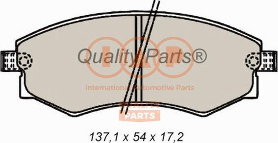 IAP QUALITY PARTS 704-07032P - Тормозные колодки, дисковые, комплект unicars.by