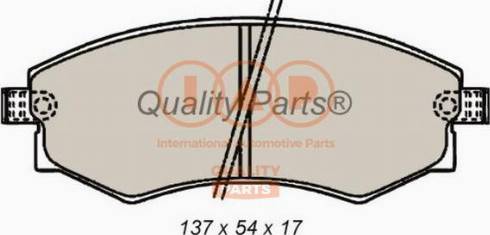 IAP QUALITY PARTS 704-07030X - Тормозные колодки, дисковые, комплект unicars.by