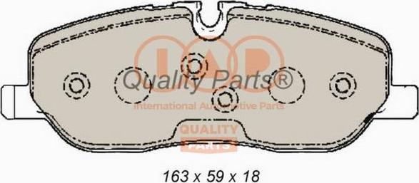 IAP QUALITY PARTS 704-14078 - Тормозные колодки, дисковые, комплект unicars.by