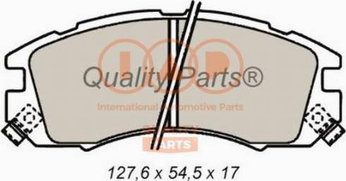 IAP QUALITY PARTS 704-15042X - Тормозные колодки, дисковые, комплект unicars.by