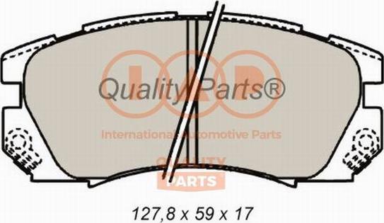 IAP QUALITY PARTS 704-15030 - Тормозные колодки, дисковые, комплект unicars.by