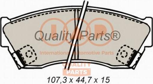 IAP QUALITY PARTS 704-16060 - Тормозные колодки, дисковые, комплект unicars.by