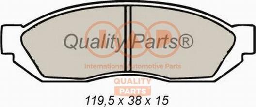 IAP QUALITY PARTS 704-16070 - Тормозные колодки, дисковые, комплект unicars.by