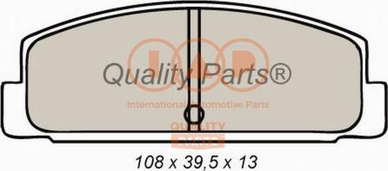 IAP QUALITY PARTS 704-11026 - Тормозные колодки, дисковые, комплект unicars.by