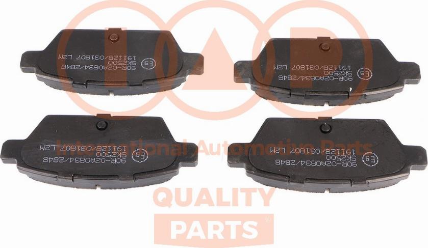 IAP QUALITY PARTS 704-11153 - Тормозные колодки, дисковые, комплект unicars.by