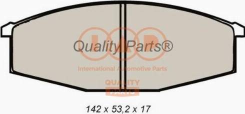 IAP QUALITY PARTS 704-13010X - Тормозные колодки, дисковые, комплект unicars.by